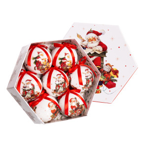 DZ-116-380 ЕЛОЧНАЯ ИГРУШКА, НАБОР 7 ШТ TO4ROOMS