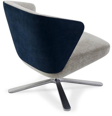 Montis Вращающееся кресло из ткани с 4 спицами и подлокотниками Back me up sun-id-1475342 - Вид №1