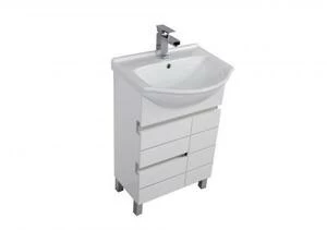 Тумба под раковину Aquanet Доминика 55 белый