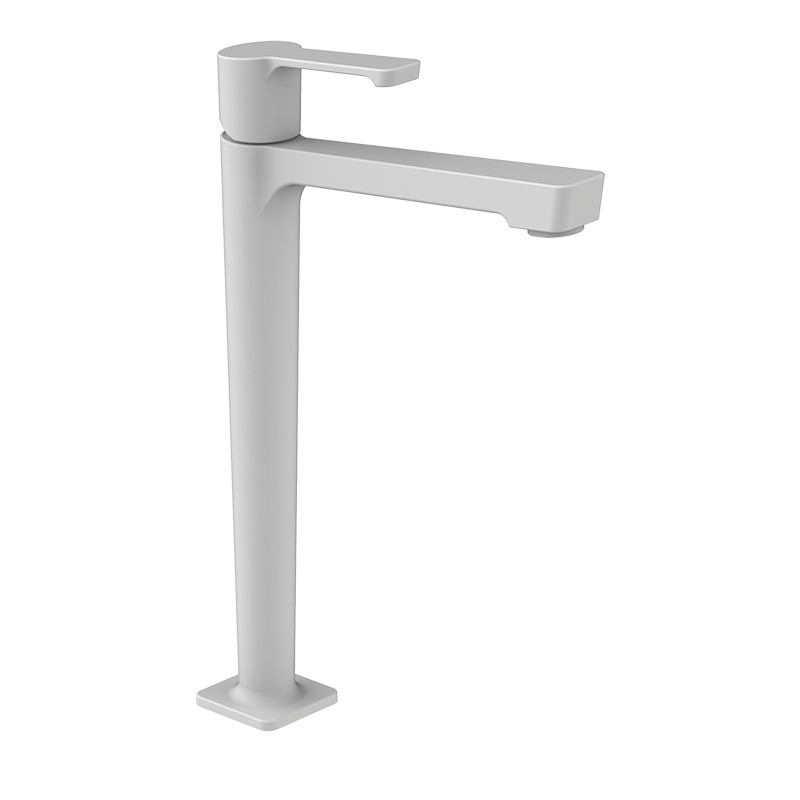 82540821 PREMIUM Белый Высокий Умывальник смеситель Белый GRB MIXERS JOLIE