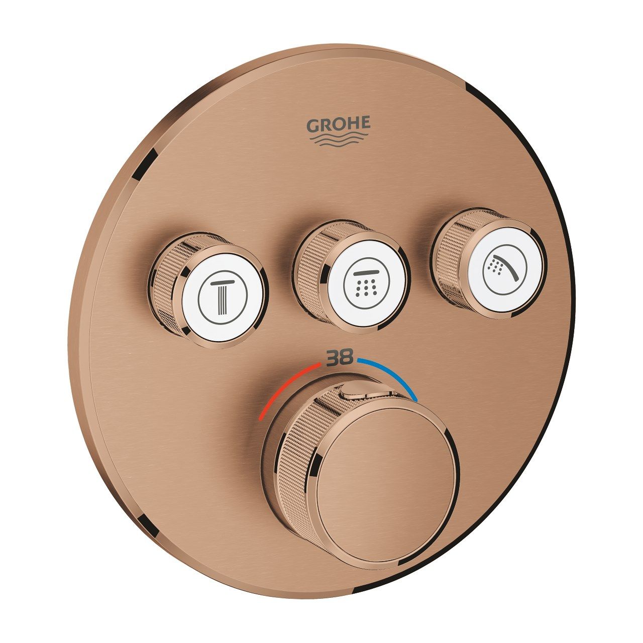 3-ходовой термостатический смеситель Grohe Grohtherm SmartControl ARCH-00143248 - Вид №15
