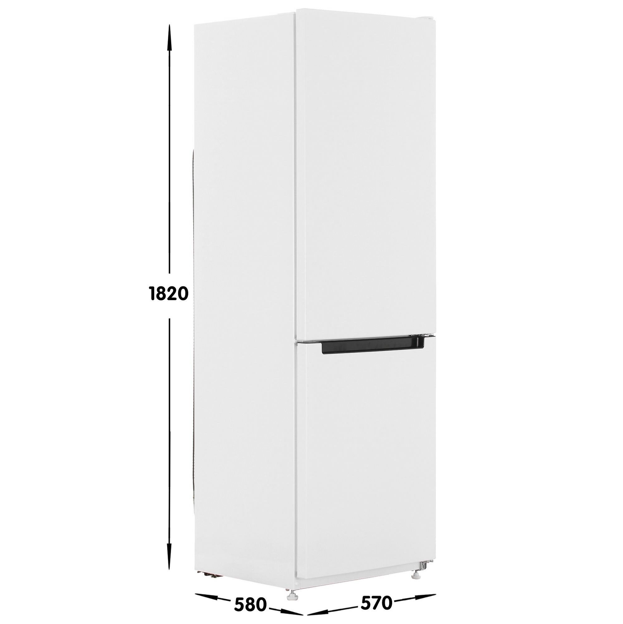 9953422 Холодильник с морозильником   Nordfrost NRB 132 W белый STDN-0122562 - Вид №6