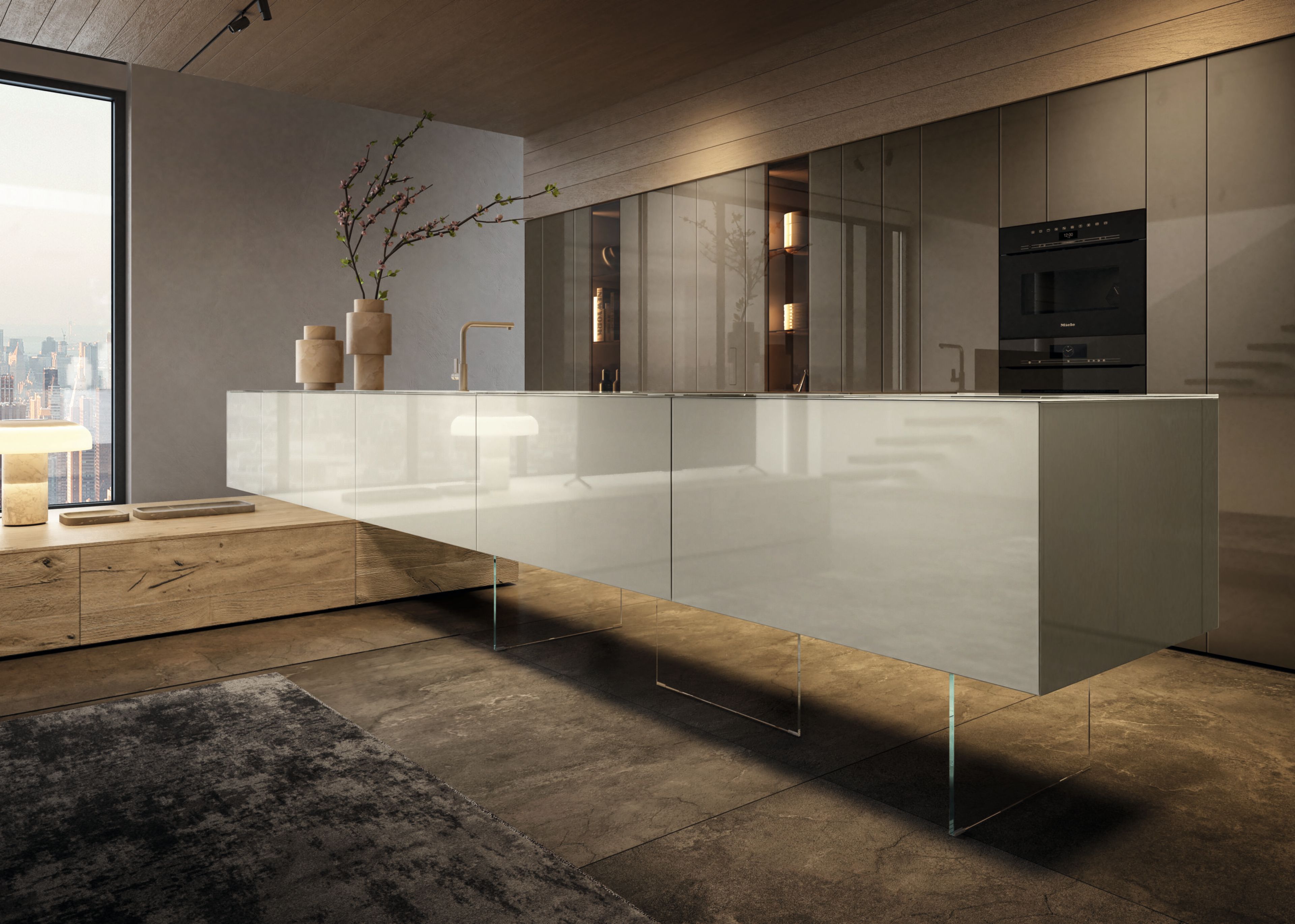 Кухня с островом Lago 36e8 CUT KITCHEN 2823 ARCH-00072733 - Вид №2