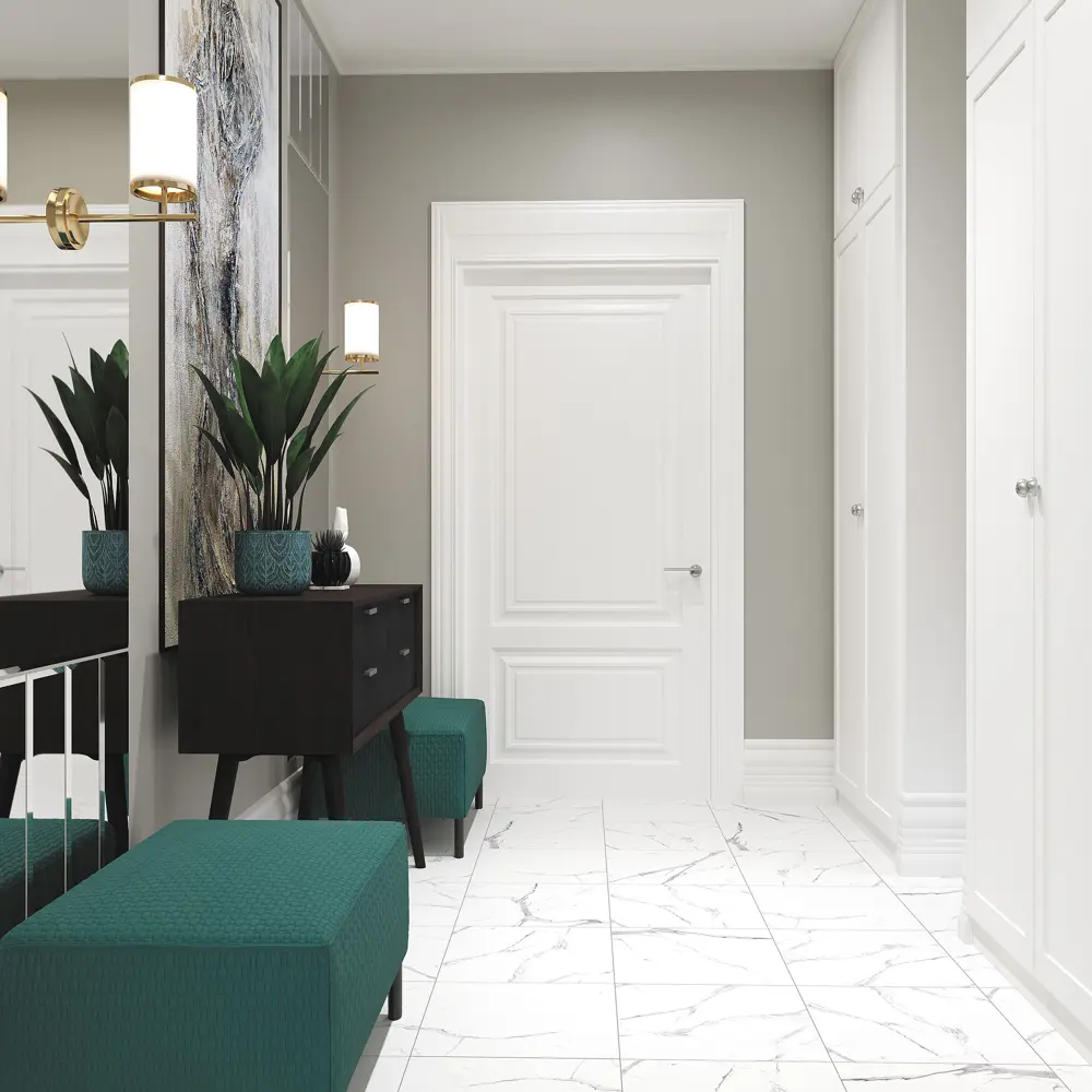 Керамогранит Kreaforta Dina с мраморным эффектом 42×42 см 89414199 STLM-1569923 - Вид №5