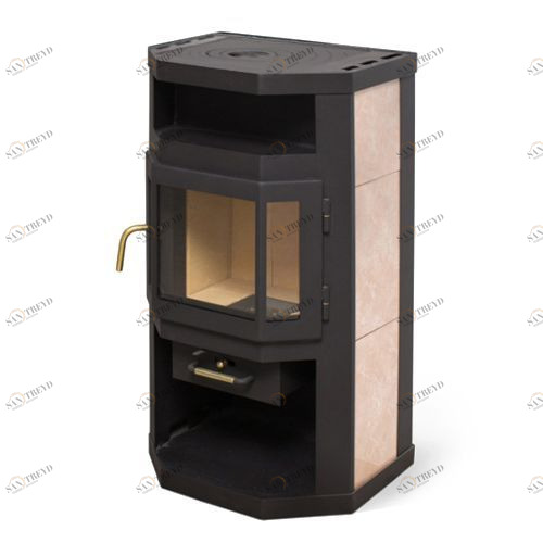 Печь-камин Мета Ока с плитой 1016