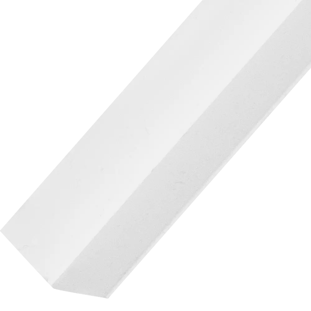 Уголок ПВХ 10x10x1x2000 мм, цвет белый GAH ALBERTS STLM-2023474