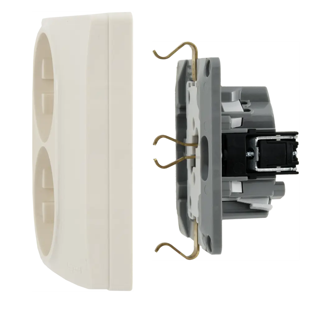 Розетка двойная Legrand Etika с заземлением, слоновая кость 82496483 STLM-0028696 - Вид №5
