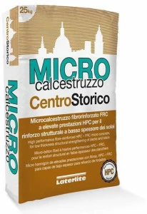 Laterlite Микробетон, армированный волокнами, для армирования конструкций Centrostorico