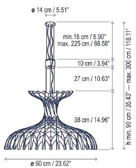 Led подвесной светильник из дерева Dome Santreyd sun-id-1451565 - Вид №2