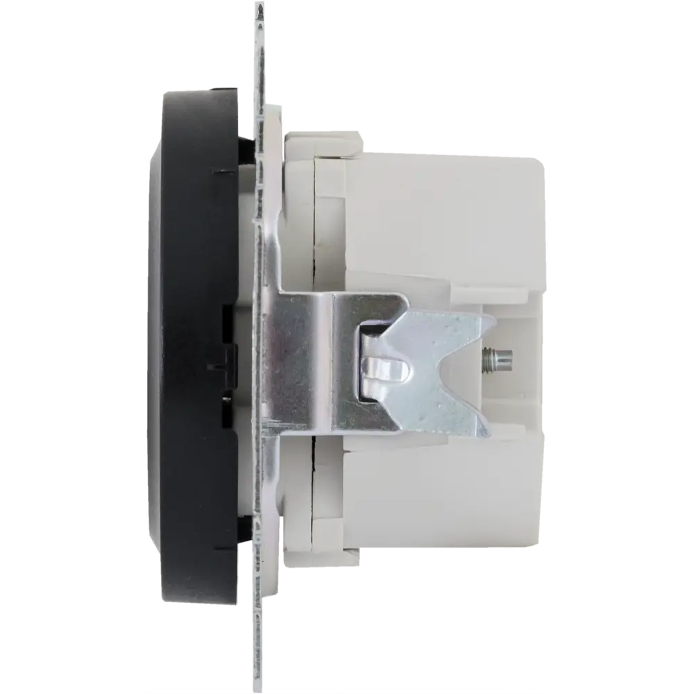 Розетка Onekeyelectro USB двойная встраиваемая с подсветкой цвет чёрный Florence STLM-2109276 - Вид №3