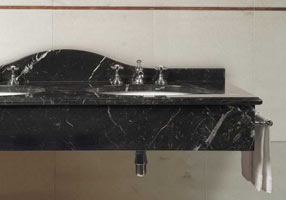 Gentry Home Сезанн  Мрамор черная маркина GH101114  - Вид №1