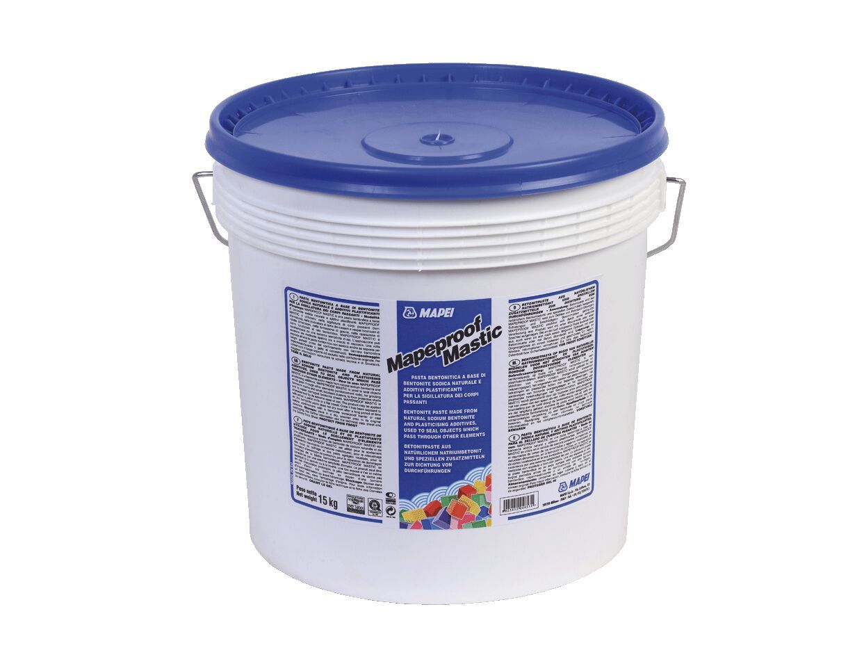 Бентонитовая шпатлевка для герметизации, затирки и гидроизоляционного ремонта MAPEI гидроизоляция подземных конструкций ARCH-00103397