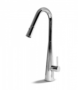 32080 Кухонный смеситель с выдвижным ручным душем с двойной струей. Bongio Kitchen