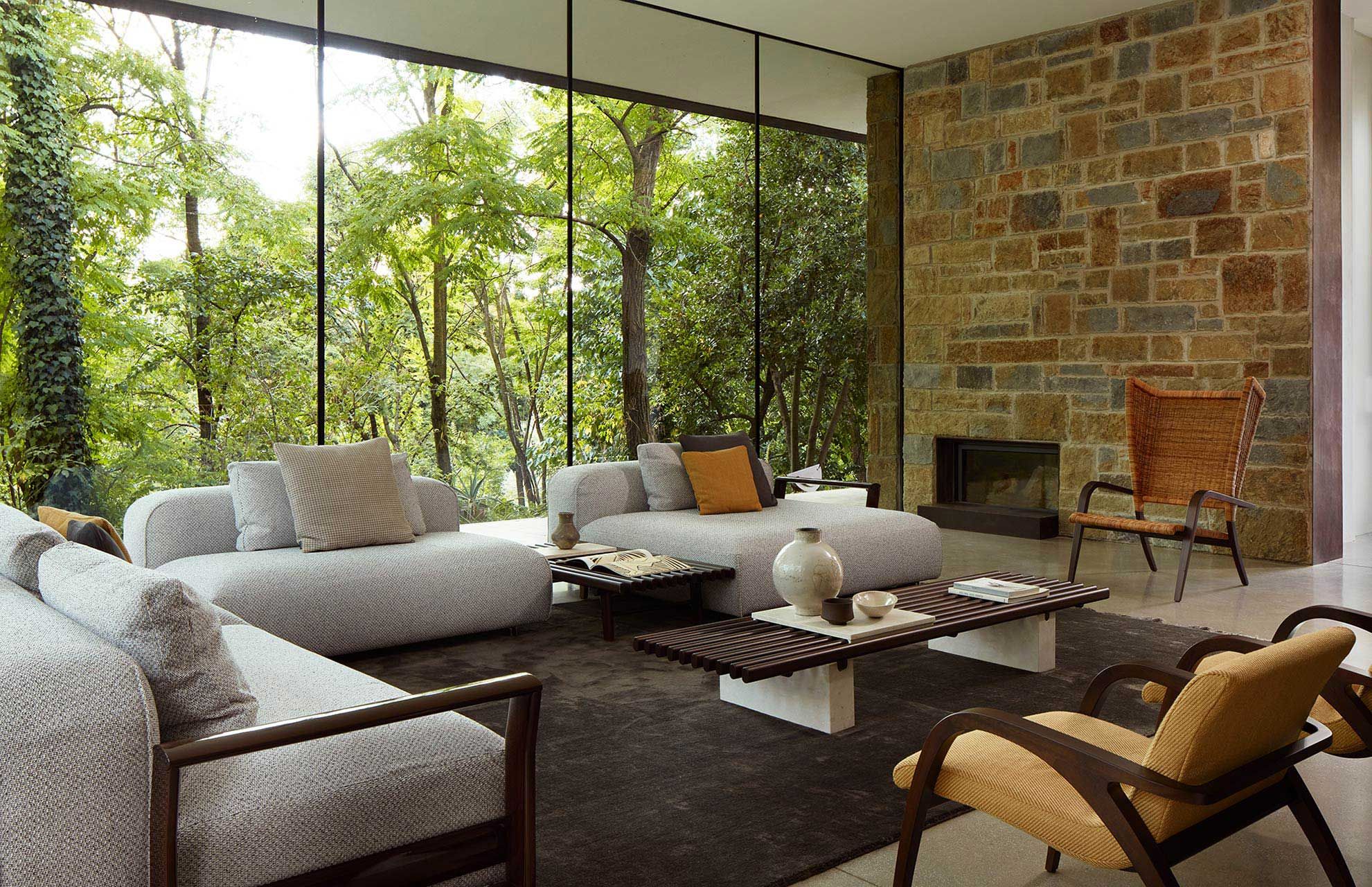 Плетеное кресло с подлокотниками Exteta Franco Albini Re-edition ARCH-00074498 - Вид №6