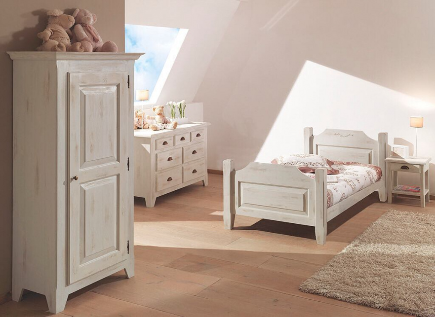 Шкаф бельевой белый одностворчатый Solea VAVI SOLEA 132585 Белый  - Вид №2