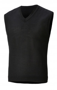 62401 Жилет трикотажный мужской цвет черный  Одежда для официантов  размер 56-58