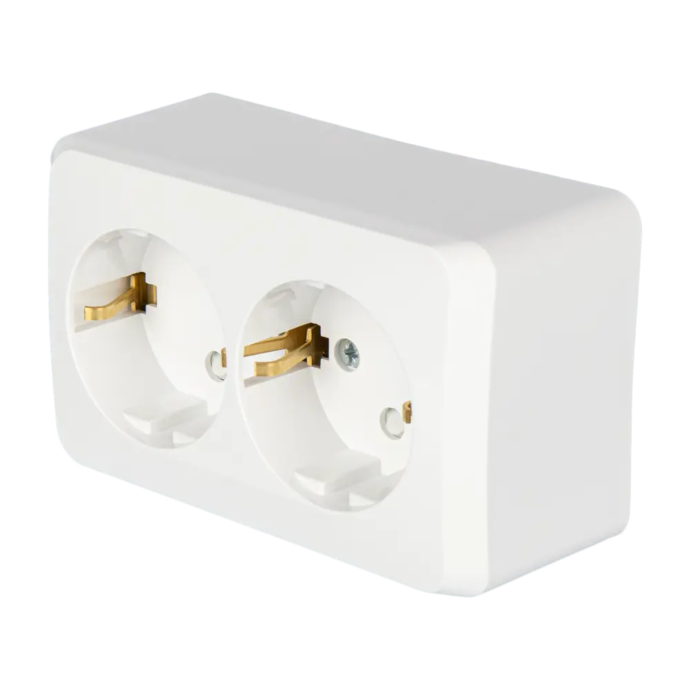 Systeme Electric Этюд - Двойная розетка с защитными шторками 11301167 STLM-0001180 - Вид №1