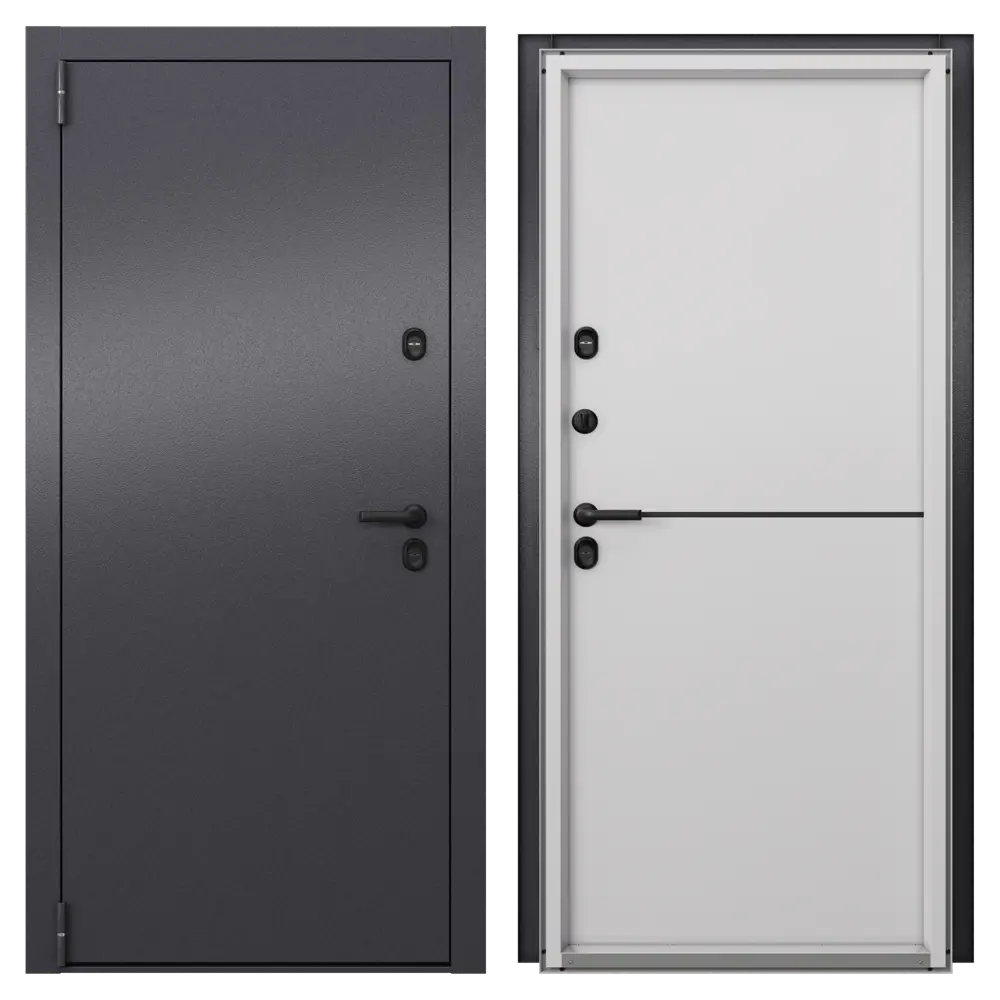 Входная дверь металлическая Антарктик 95x205 см левая бьянко TOREX STLM-2168444