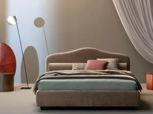 Twils Двуспальная кровать с мягким изголовьем Medea