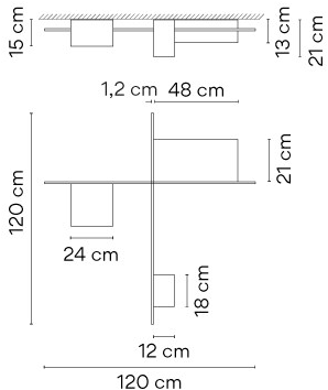 Vibia Светодиодный потолочный светильник прямого света из алюминия Structural sun-id-1423155 - Вид №17
