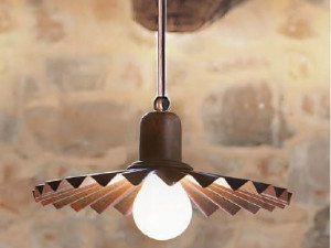 Латунный подвесной светильник