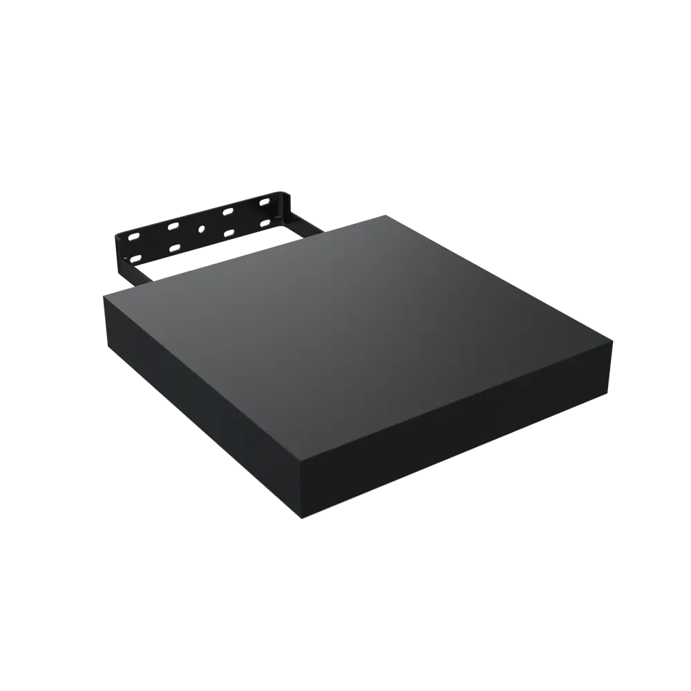 Полка настенная Spaceo Paris 23x23.5 см МДФ цвет чёрный 82877510 STLM-2090225  - Вид №3