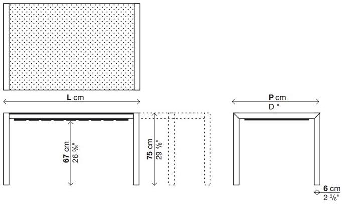Kristalia Садовый столик со столешницей dekton® Sushi sun-id-1404514 - Вид №4