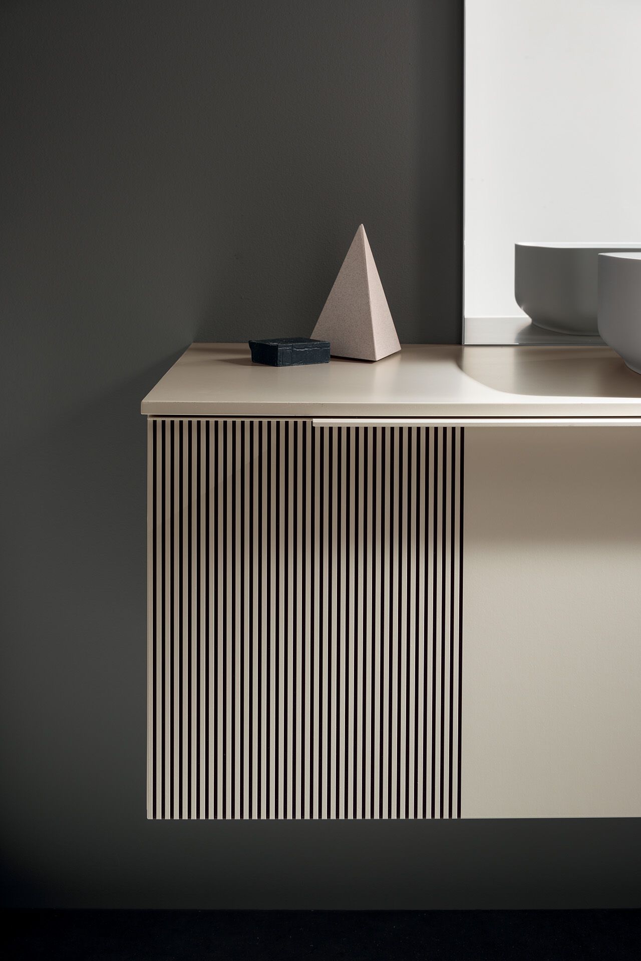 Подвесной умывальник с ящиками ARCOM Pollock текстуры ARCH-00074198 - Вид №1