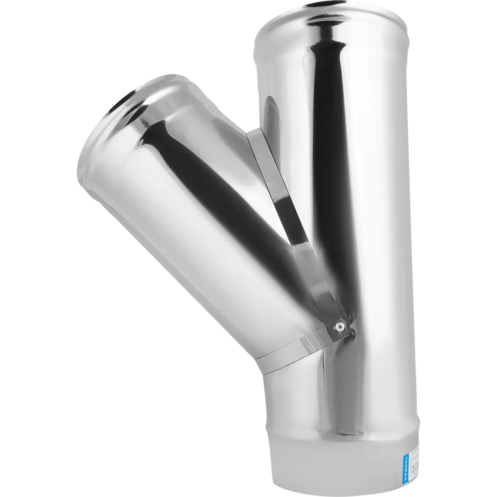 Тройник дымоходный утепленный Corax 45° для систем отопления 89888545 КОРАКС STLM-0080149