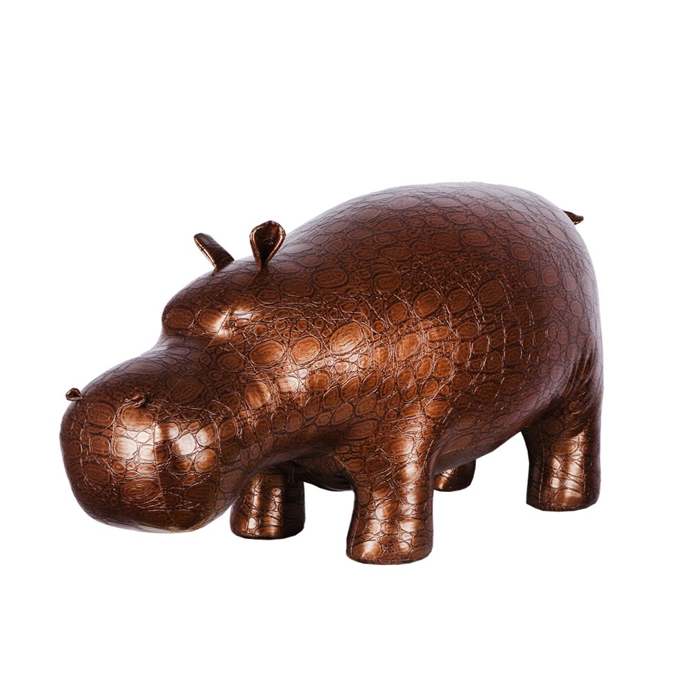 74129 Банкетка Пуф Бегемот малый Золото BOGACHO 4627145749616 - Вид №2