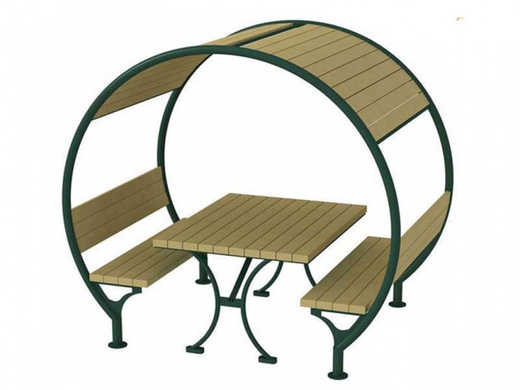 14396 СИНТИ Glow 01, беседка парковая LAB.Space  - Вид №2