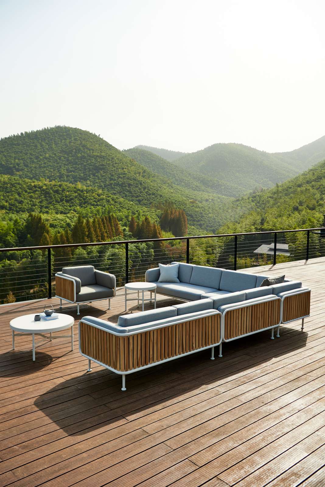 Модульный и угловой садовый диван в Sunbrella® Mindo Mindo 100 ARCH-00073486 - Вид №4