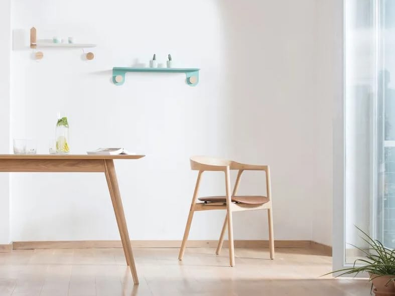 Мягкое кожаное кресло с открытой спинкой Gazzda MUNA ARCH-00051365 - Вид №5