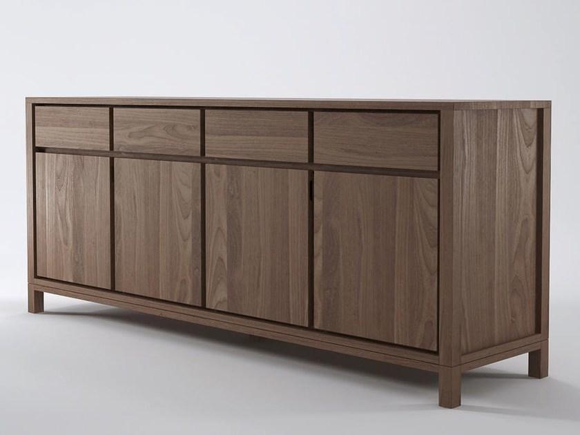 KARPENTER Комод деревянный с распашными дверцами с ящиками Solid sun-id-1375143 - Вид №1