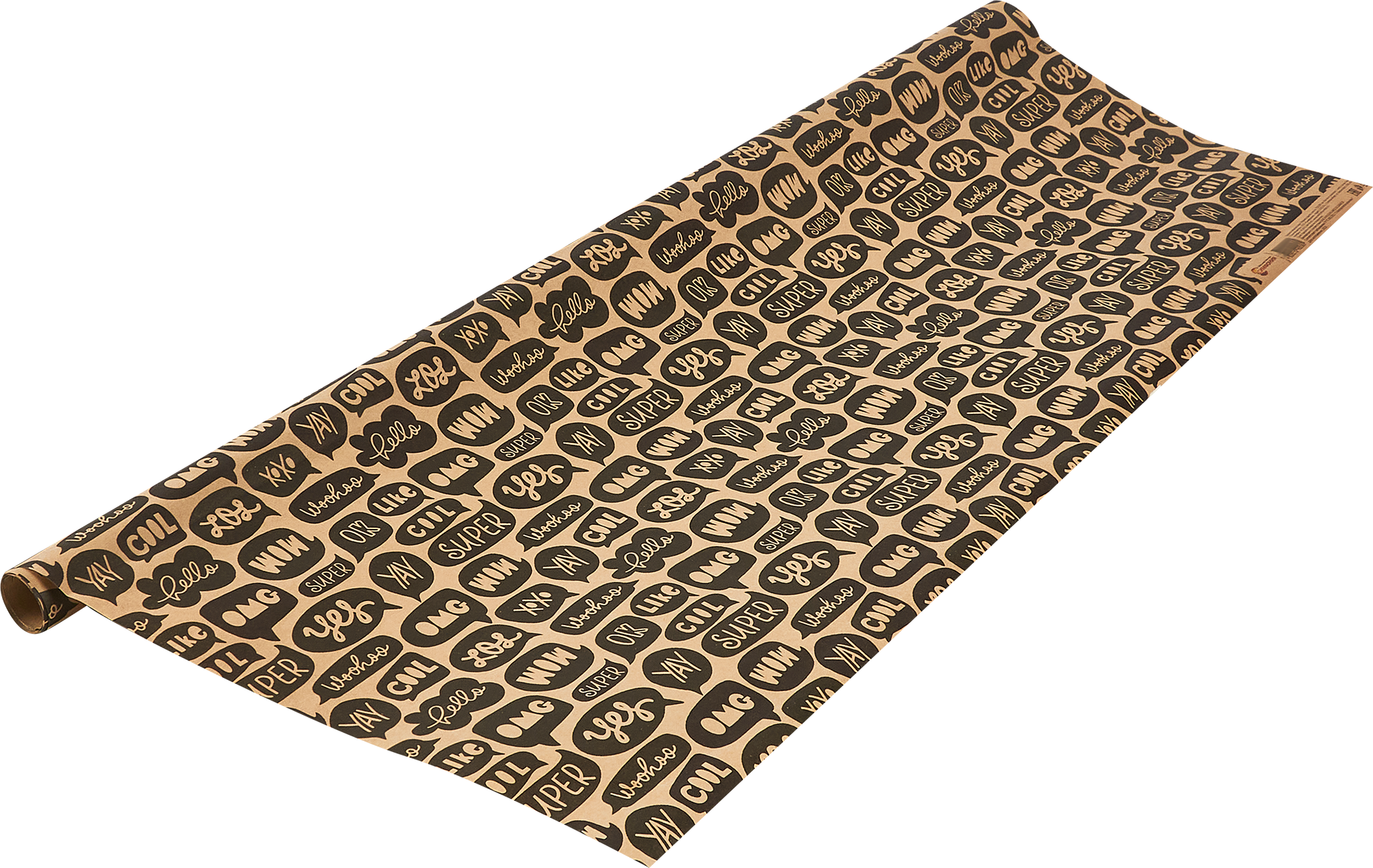 85631239 Упаковочная бумага «Надписи» 70 см STLM-0064707 СИМФОНИЯ  - Вид №1