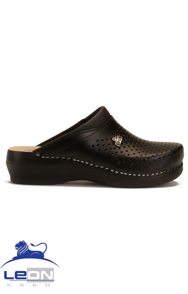 62035 Сабо "Leon LIGHT" женские черные LEON  Сабо и сланцы размер 37  - Вид №5