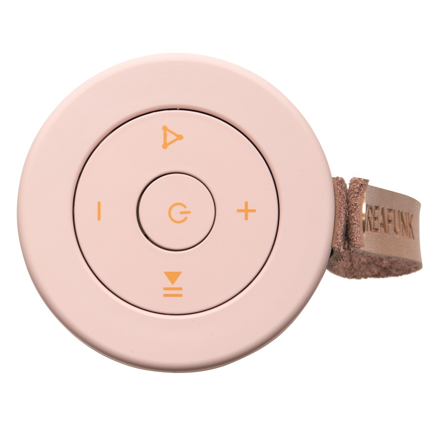 Колонка беспроводная с ремешком aFUNK, светло-розовая с бронзой KREAFUNK KFCD03 - Вид №4