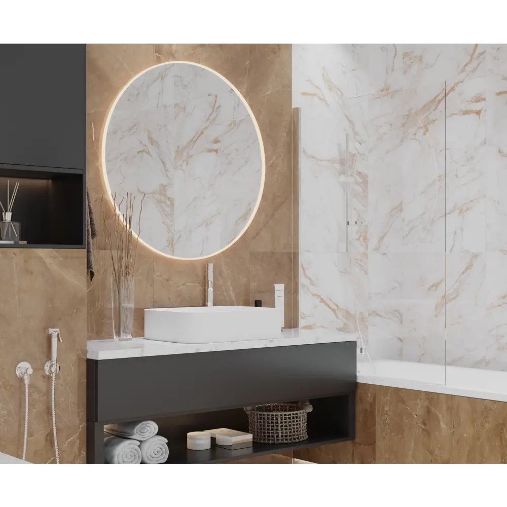 Керамогранит Elegant Armani Gold 60x60 см 1.44 м² цвет коричневый 84405654 STLM-2198683 Santreyd - Вид №3