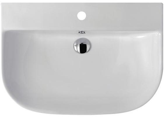 5206 Подвесная раковина настенная овальная KIROVIT M2 белая - Вид №1