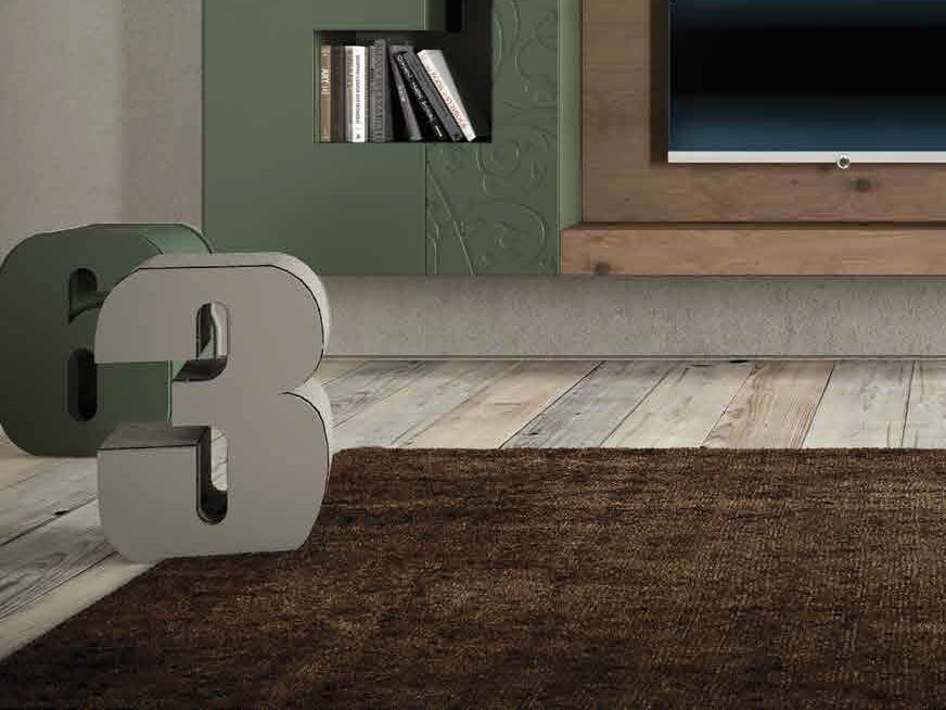 Мебель контейнеры в бетонной конструкции Voltan 555 ARCH-00065661 - Вид №1