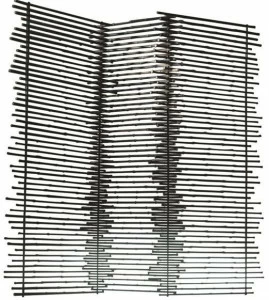 Gervasoni Бамбуковая ширма Black