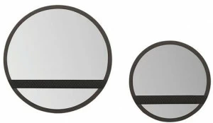 Enza Home Круглое зеркало с настенной рамой Navona