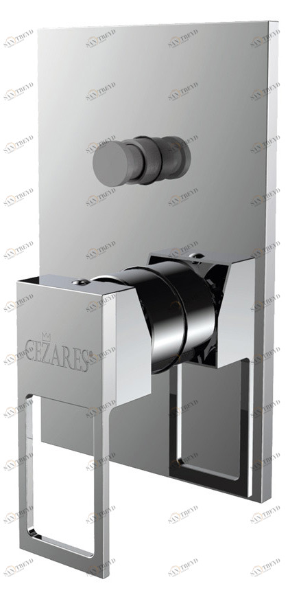 Встраиваемый однорычажный смеситель для душа с переключателем CEZARES EFFECT-VDIM-01