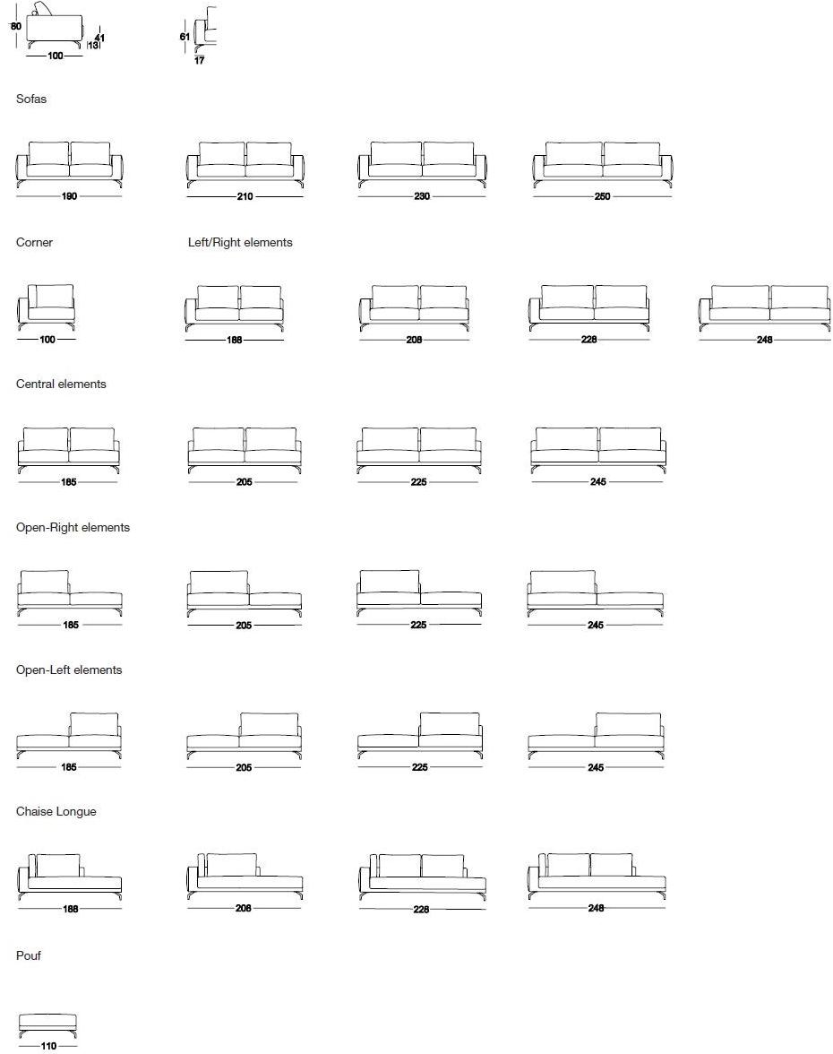 Marac Диван из ткани Lione sun-id-1375965 - Вид №3