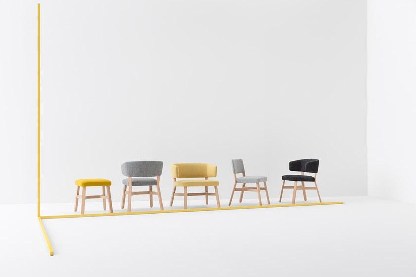 Billiani Стул из бука и ткани Croissant sun-id-1485235 - Вид №2