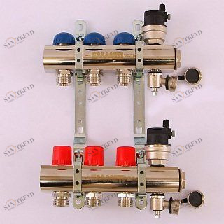 Колл. группа EMMETI TOPWAY 1"x3/4" ЕК 3 выхода с термостатическими вентилями 1298712