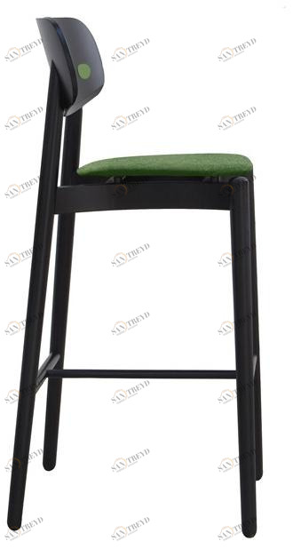 Bedont Высокий деревянный табурет со встроенной подушкой Fizz sun-id-1498608