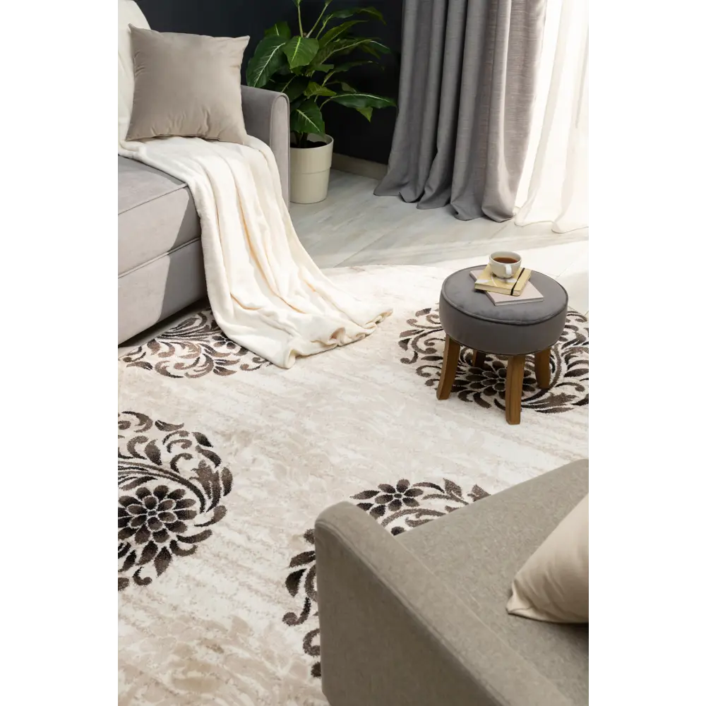 Ковер полипропилен Люкс L010 200x300 см цвет бежевый MERINOS STLM-2147116 - Вид №4