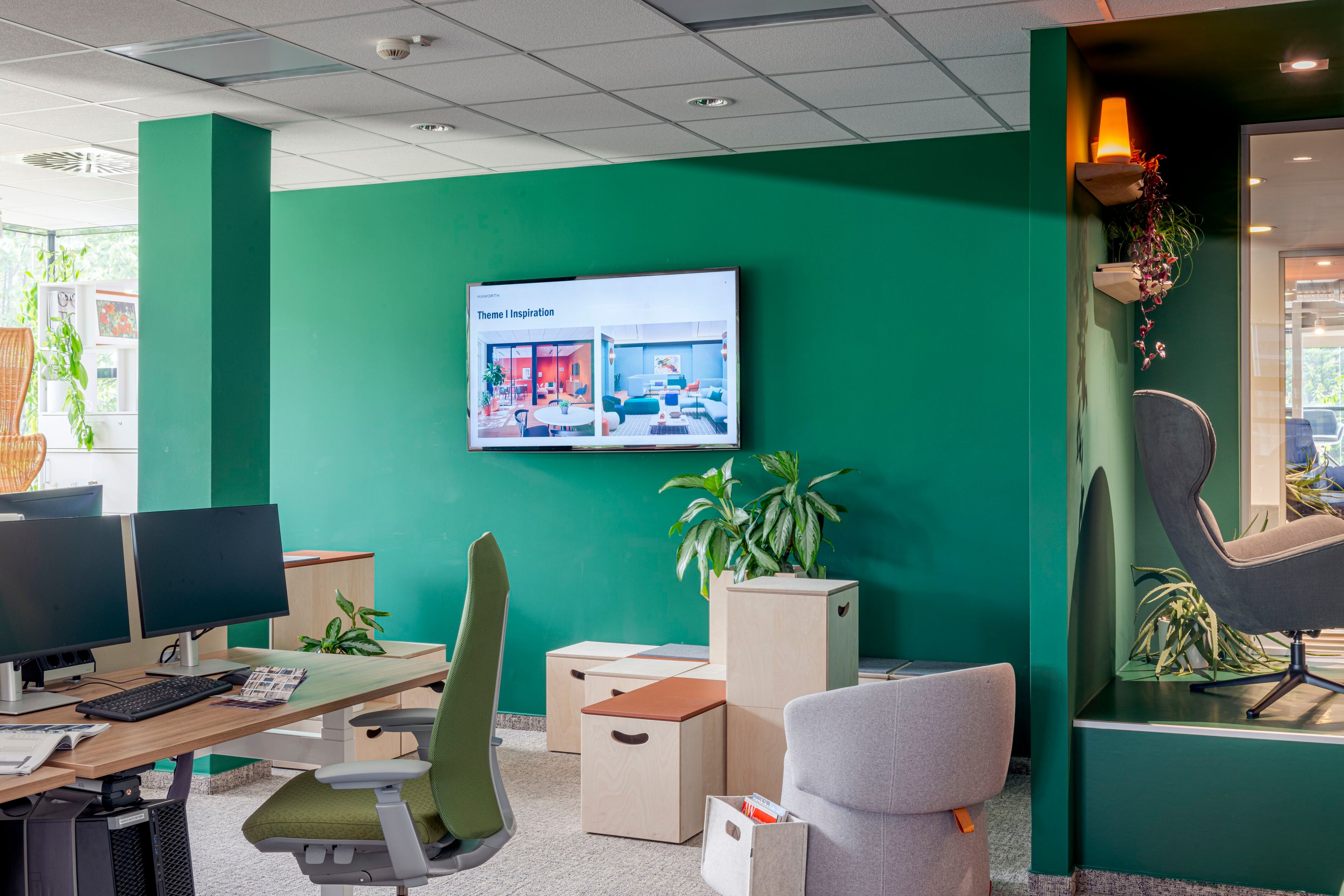 Прямоугольный пуф переработанного материала контейнер Haworth TIJO ARCH-00079248 - Вид №1