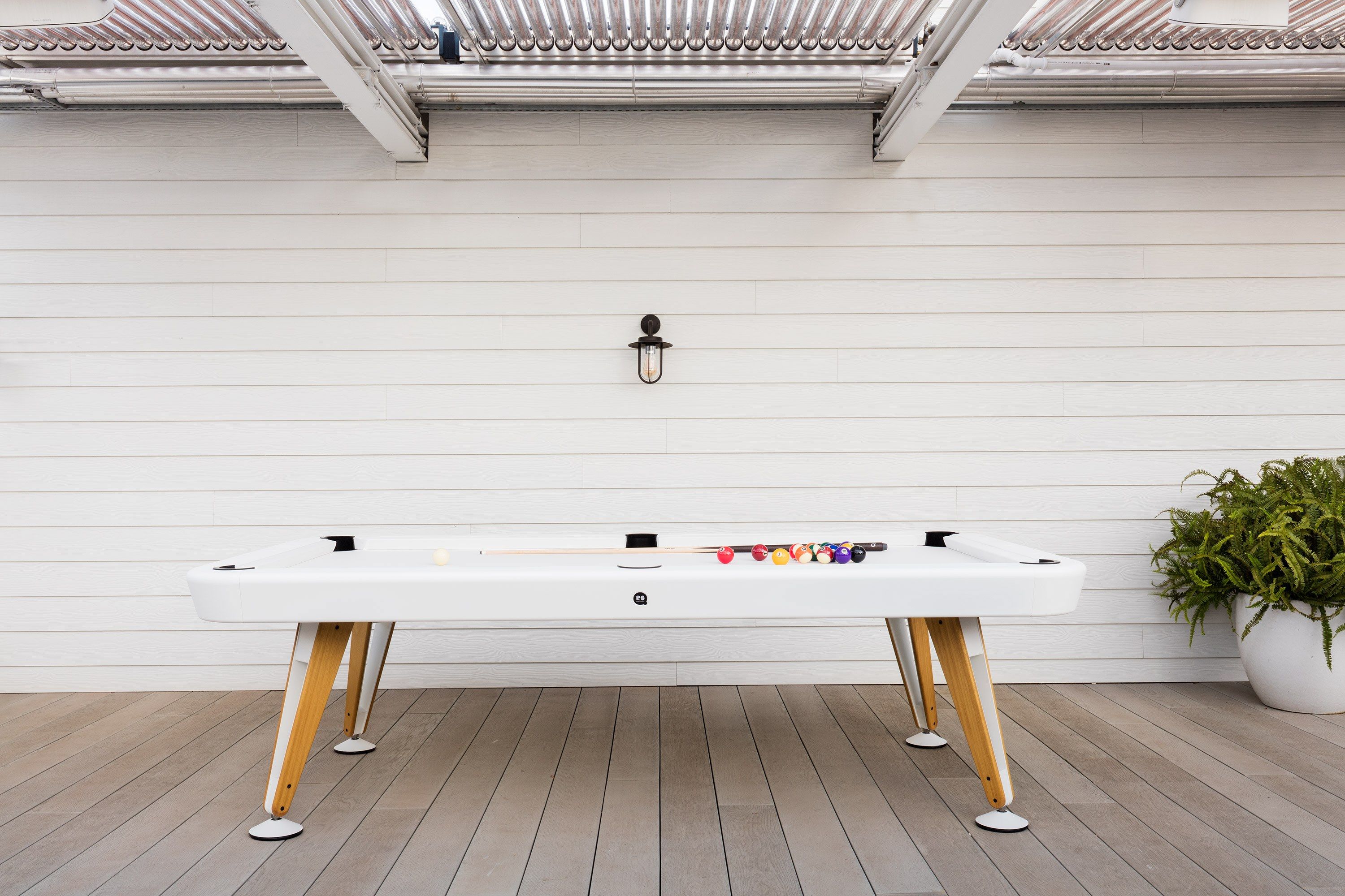 Открытый бильярдный стол из окрашенной стали и дерева RS Barcelona диагональ ARCH-00042076 - Вид №3